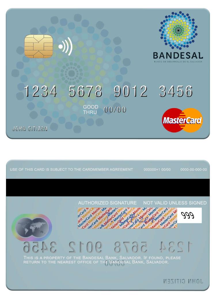 Salvador Bandesal Bank mastercard